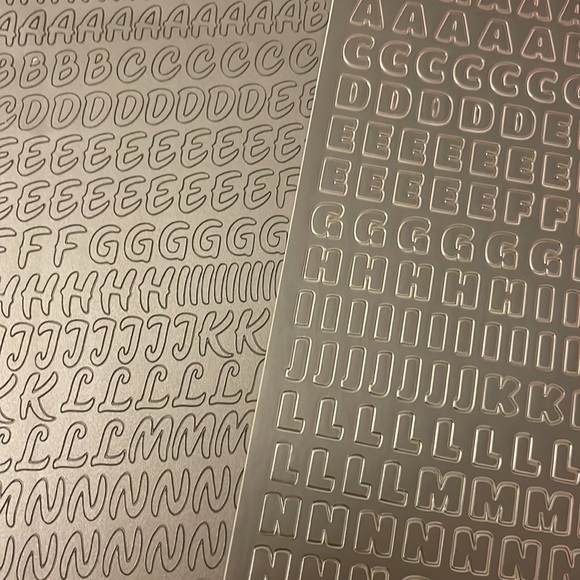 Numbers & Letters Sticker Sheets - Picture 3 of 4